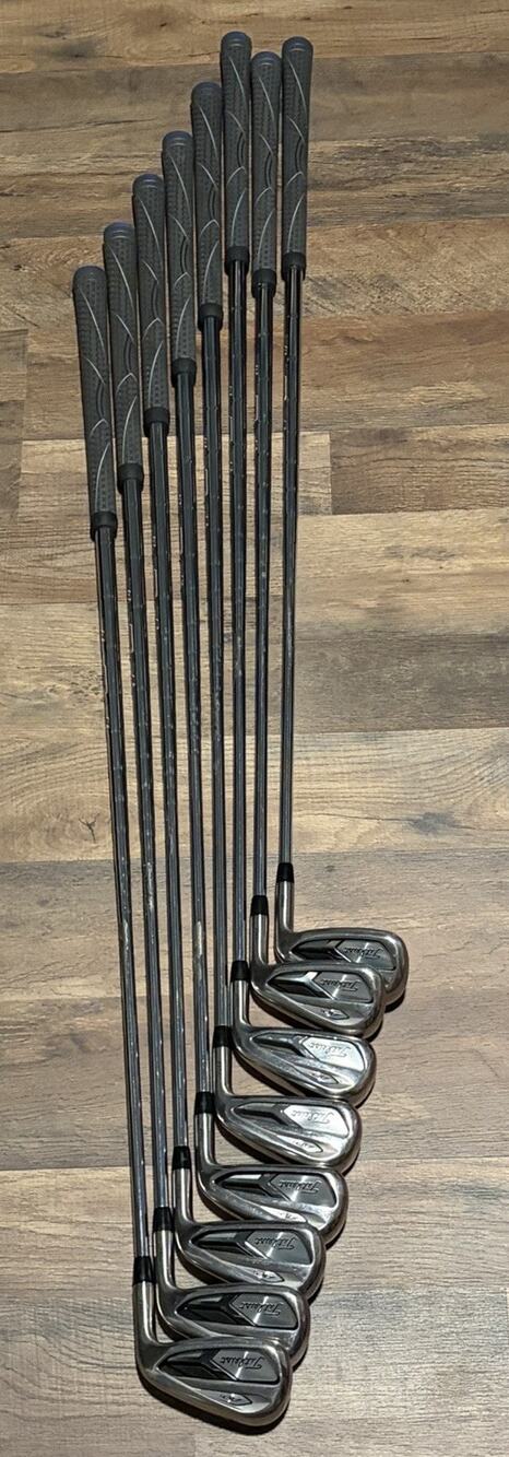 Titleist 718 AP1 Iron 8 Piece Set 4-PW, 48 True Temper AMT Red R300 Regular RH